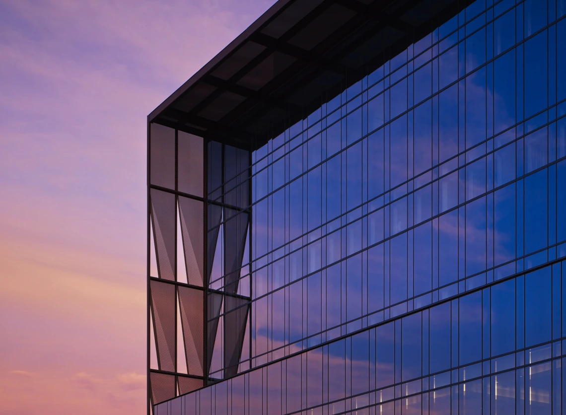 Arizona Cancer Center at sunset