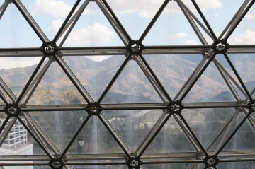 Wall of BioSphere 2